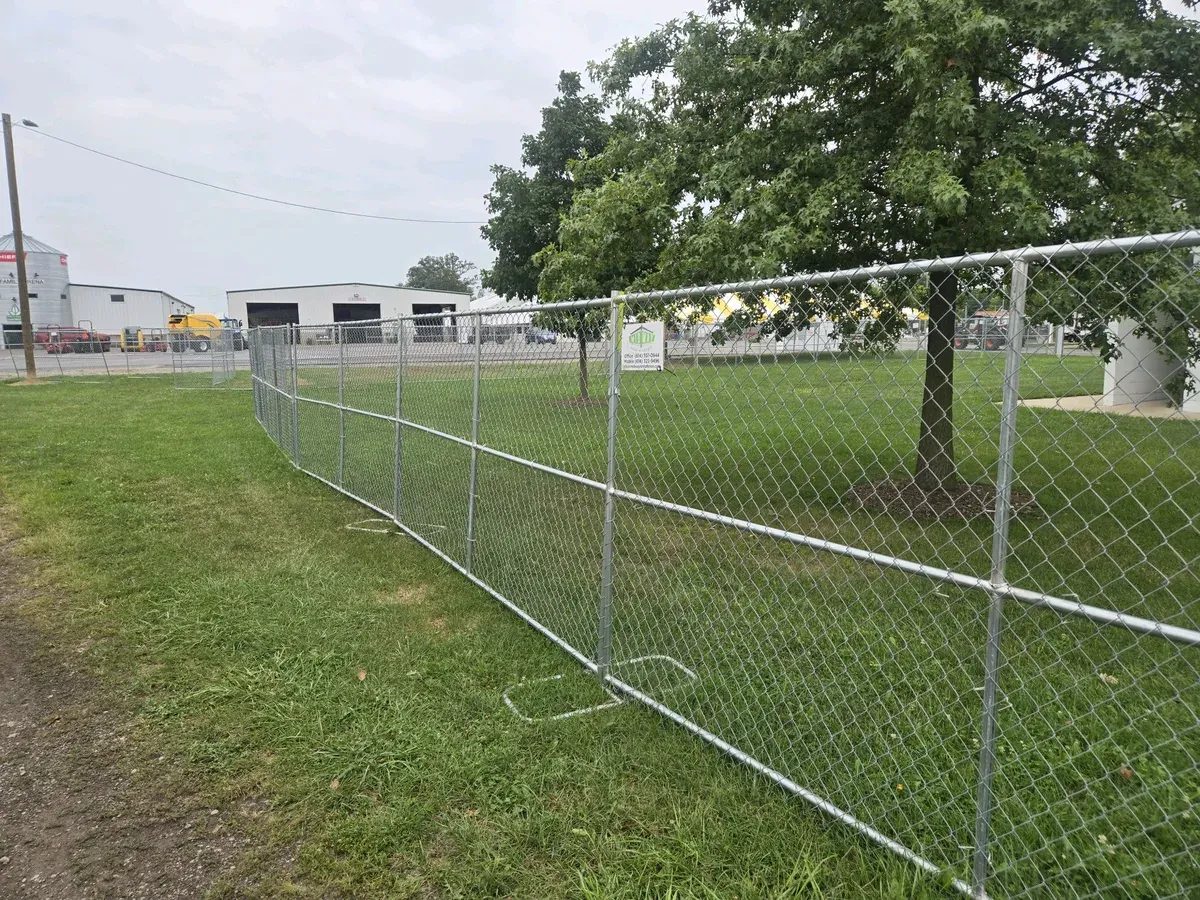 6' × 12' free-standing fence panels — Midway Rent-A-Fence