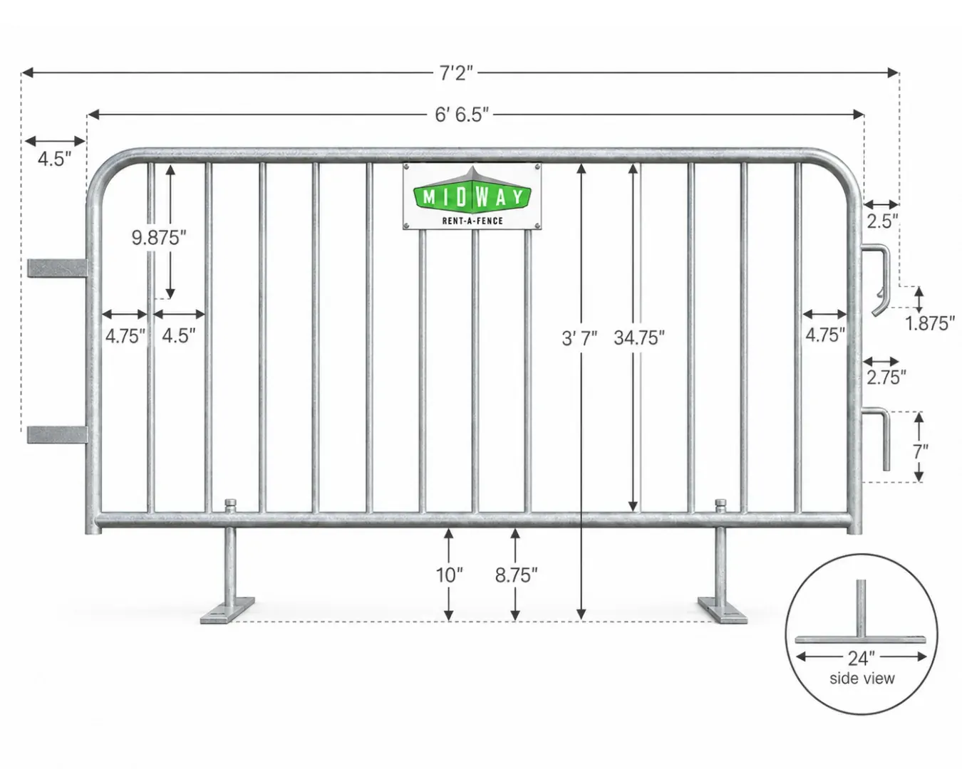 Barricades — Midway Rent-A-Fence