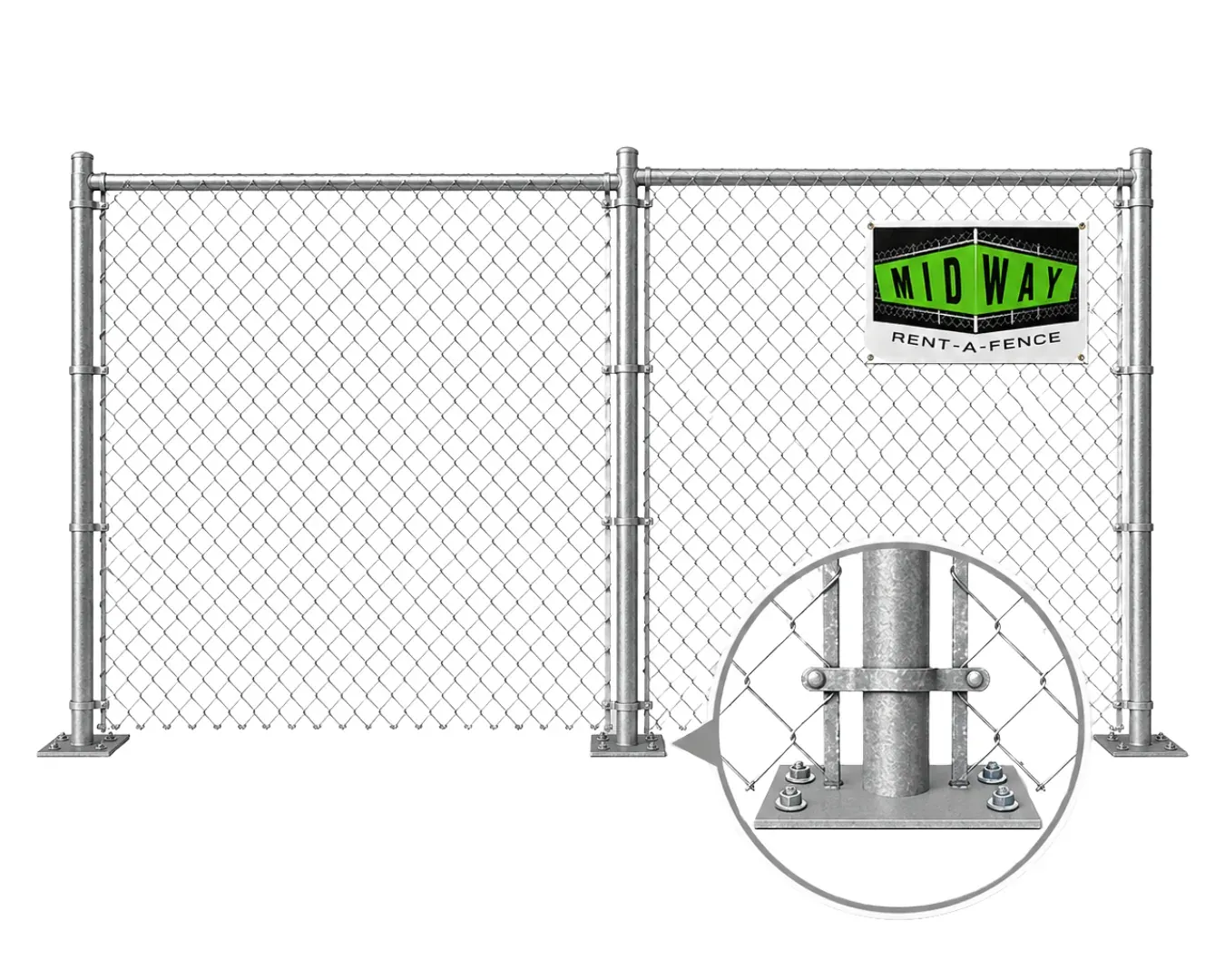 Chain-Link Fencing — Midway Rent-A-Fence