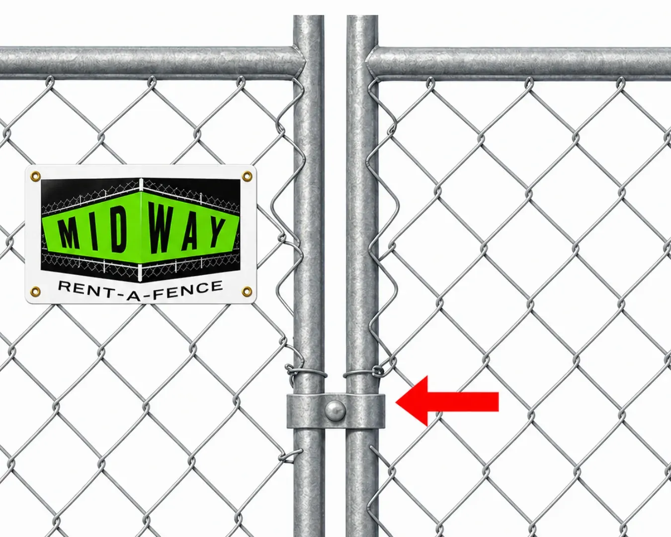 Free Standing Fence Panels — Midway Rent-A-Fence